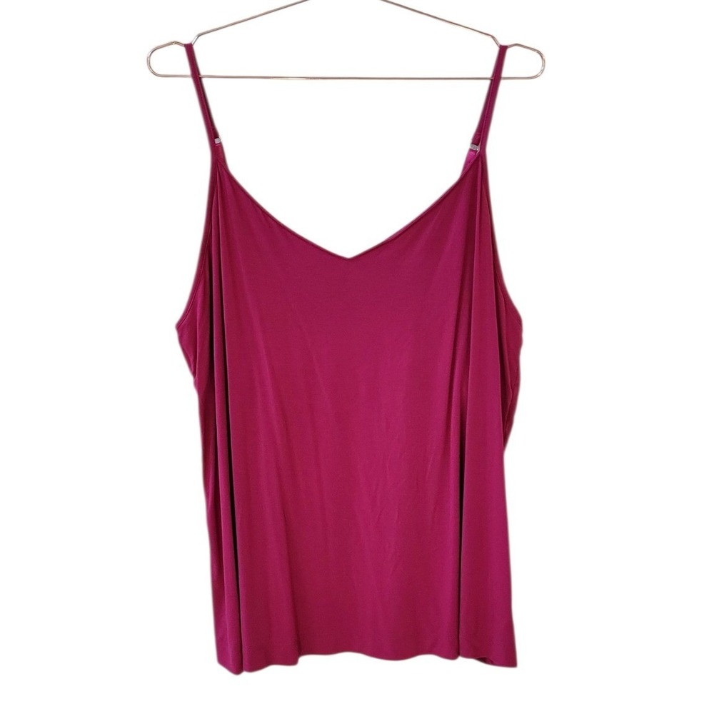 SOMA XXL Pink Berry Cool Nights V-Neck Pajama Cami Tank Women